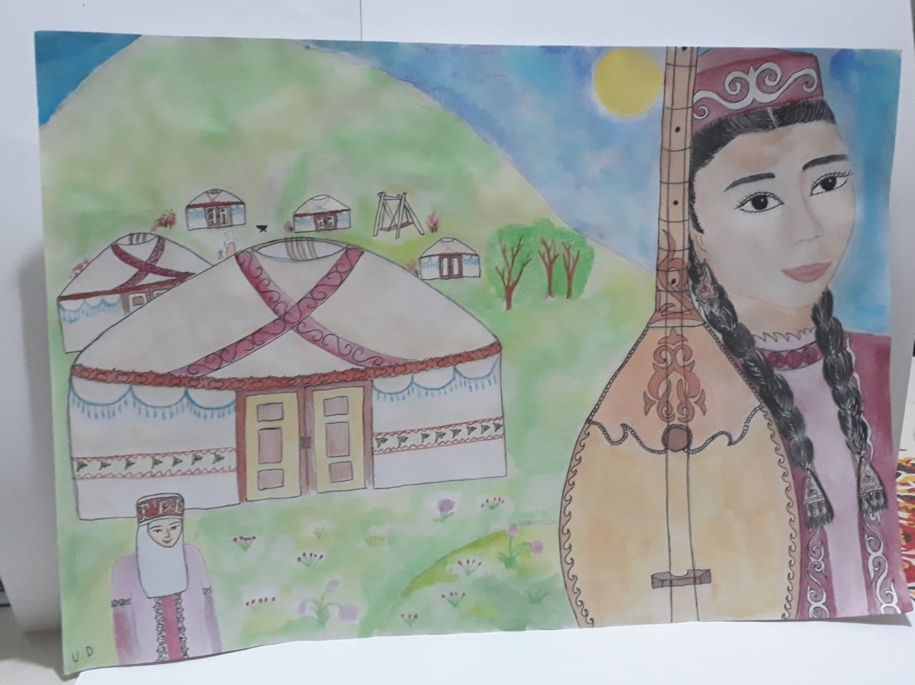 Рисование праздника Нооруз