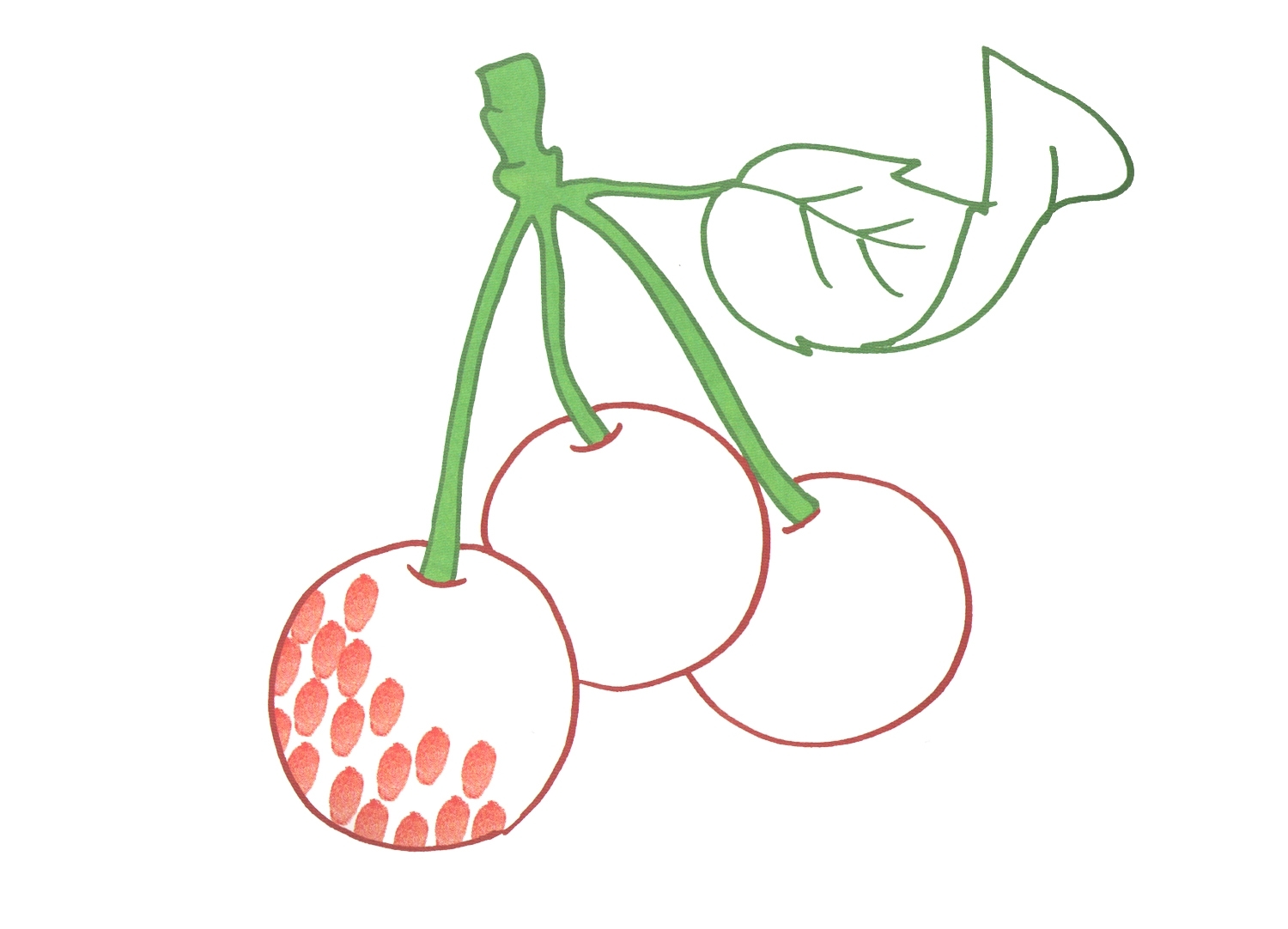 Рисование ягоды
