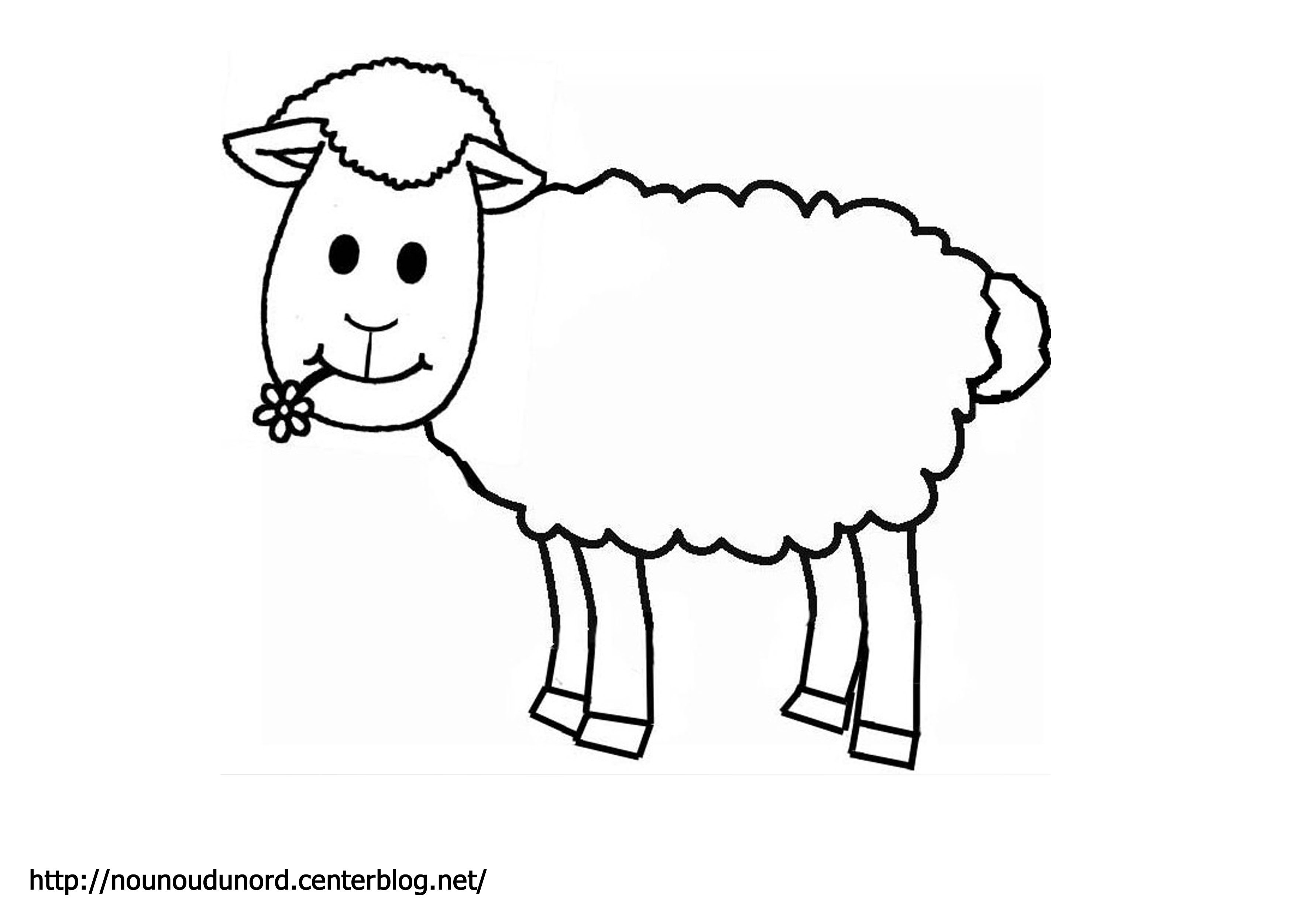 Рисование овечки для дошкольников
