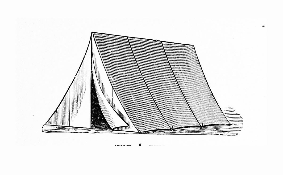 Палатка карандашом рисунок - 45 фото
