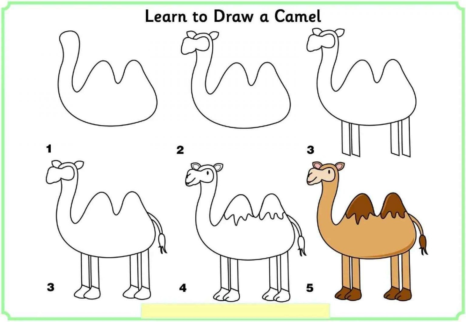 Рисунок верблюд