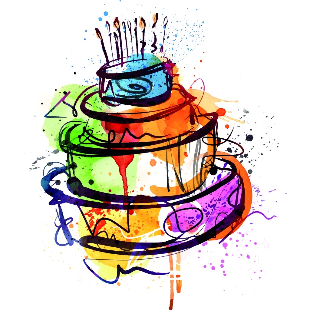 Рисунки тортов на день рождения для мужчины