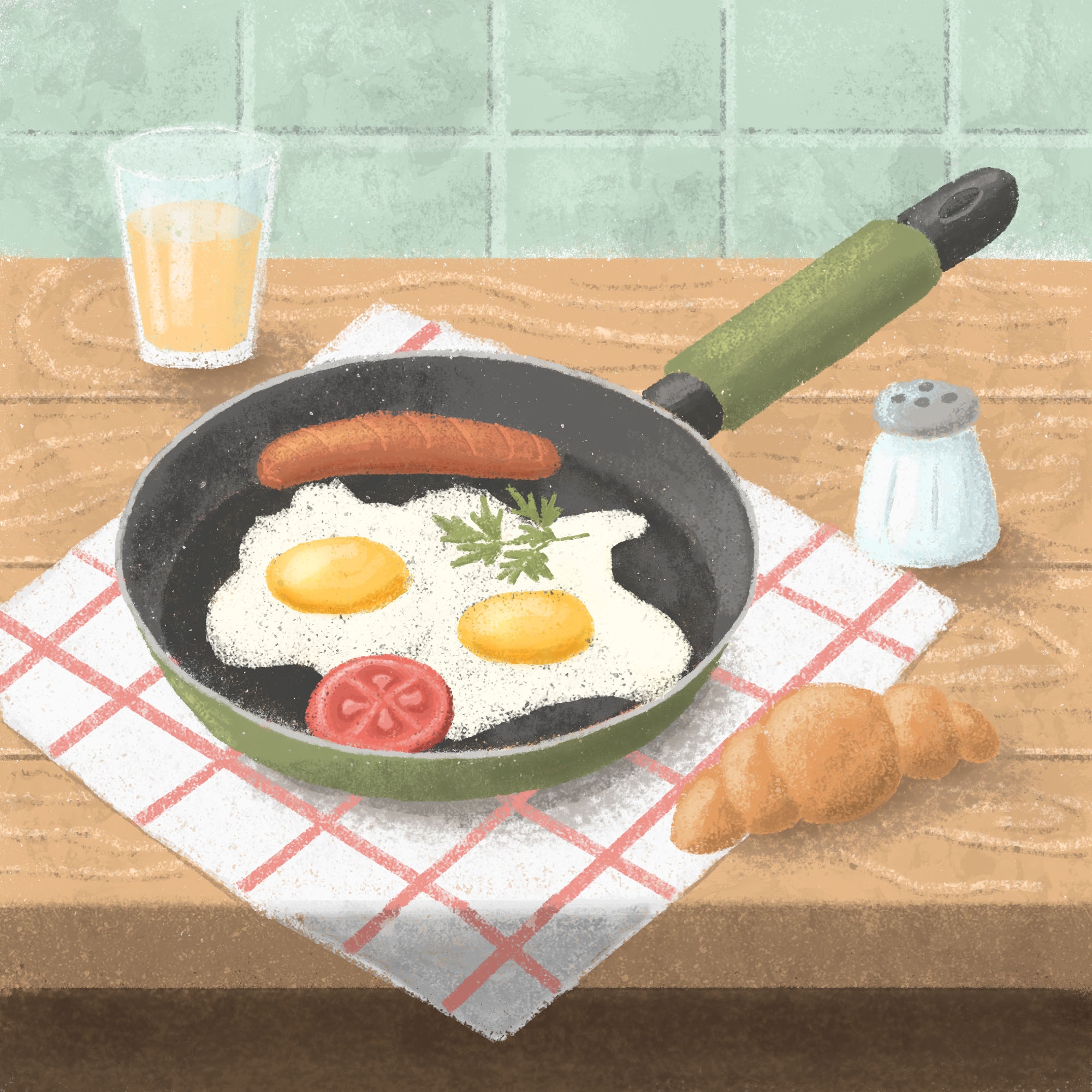 Еду легко ком. Завтрак. Натюрморт с яичницей. Натюрморт завтрак. Нарисовать завтрак.