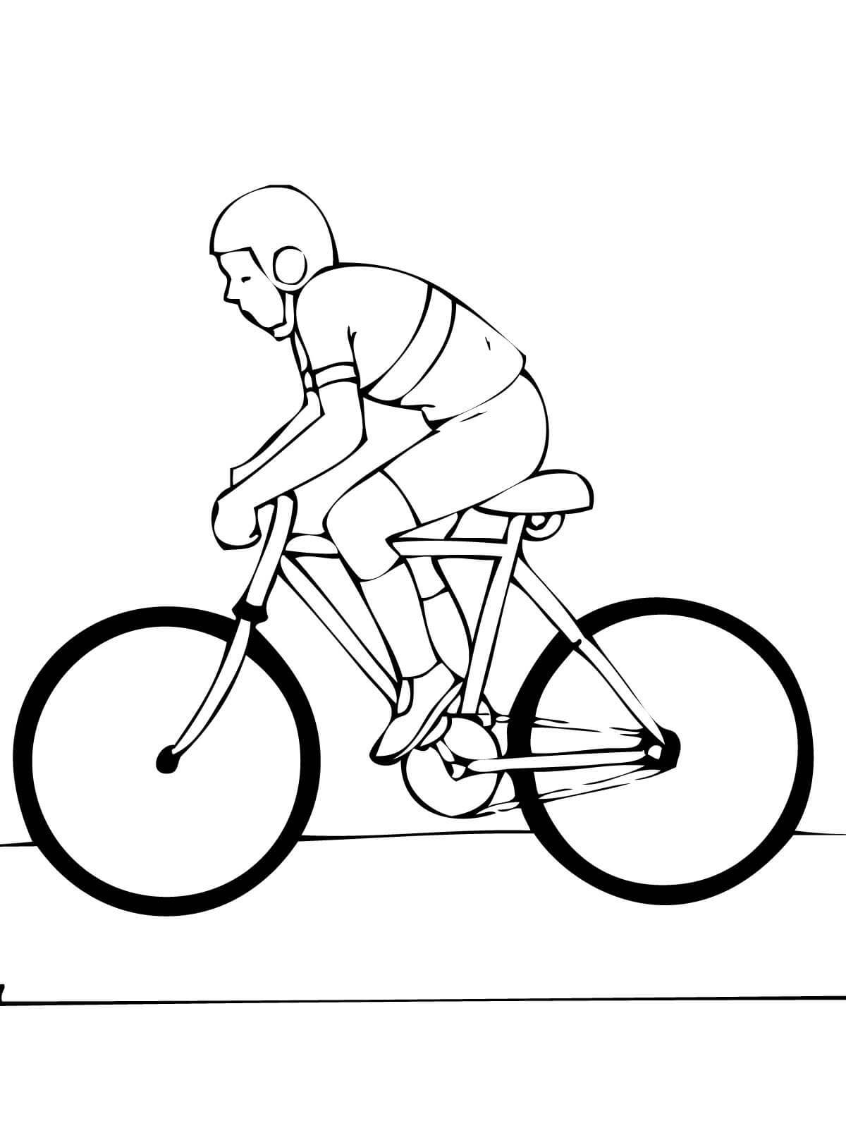 Как рисовать человека на велосипеде поэтапно