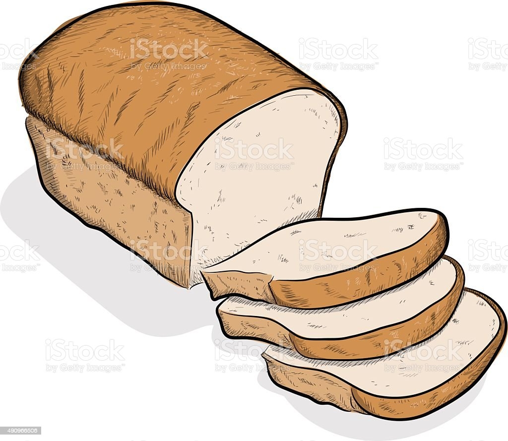 хлеб картинки для детей нарисованные