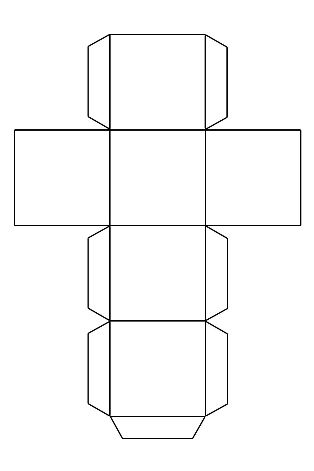Как сделать кубик из бумаги чертеж