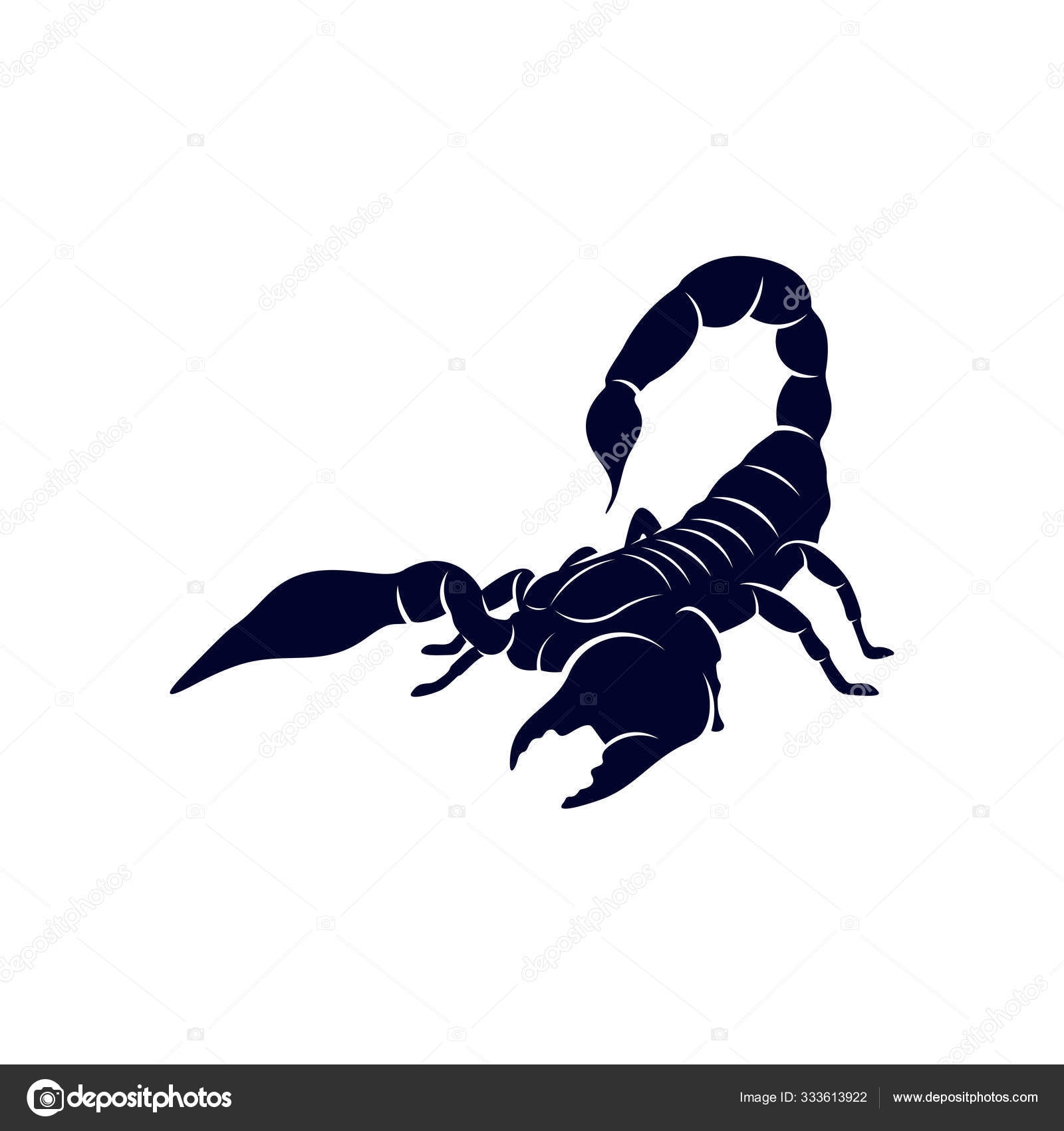 Скорпион векторный логотип