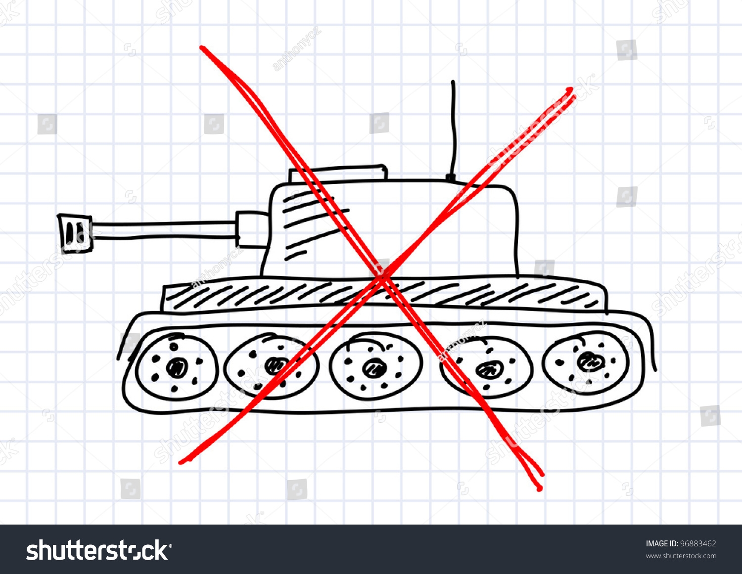 картинки нарисованные карандашом танк