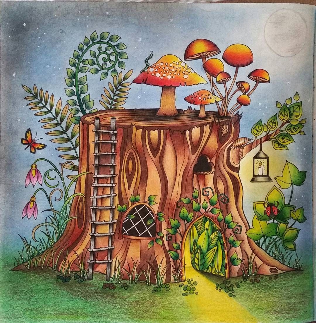 Фантастические грибы домики