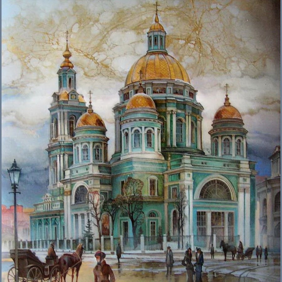 православные храмы в живописи