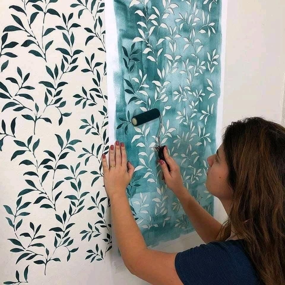 Трафареты для стен под покраску больших размеров