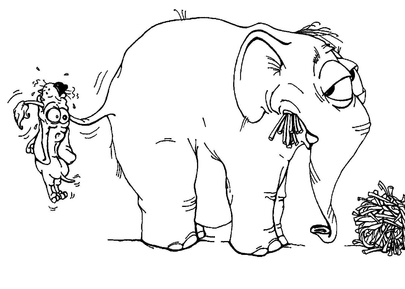 Слон и моська. Басни