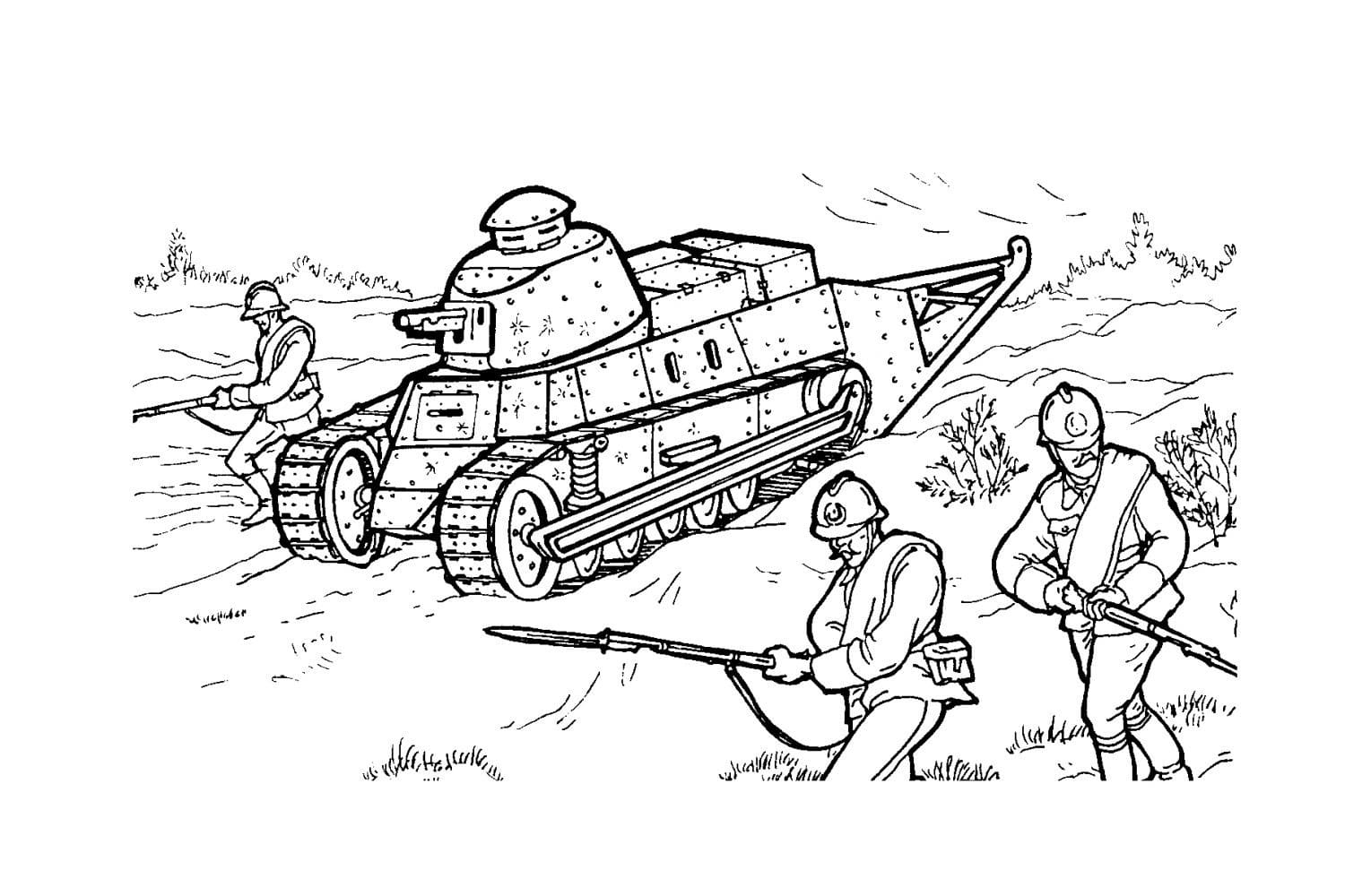 Раскраски танки солдаты для мальчиков