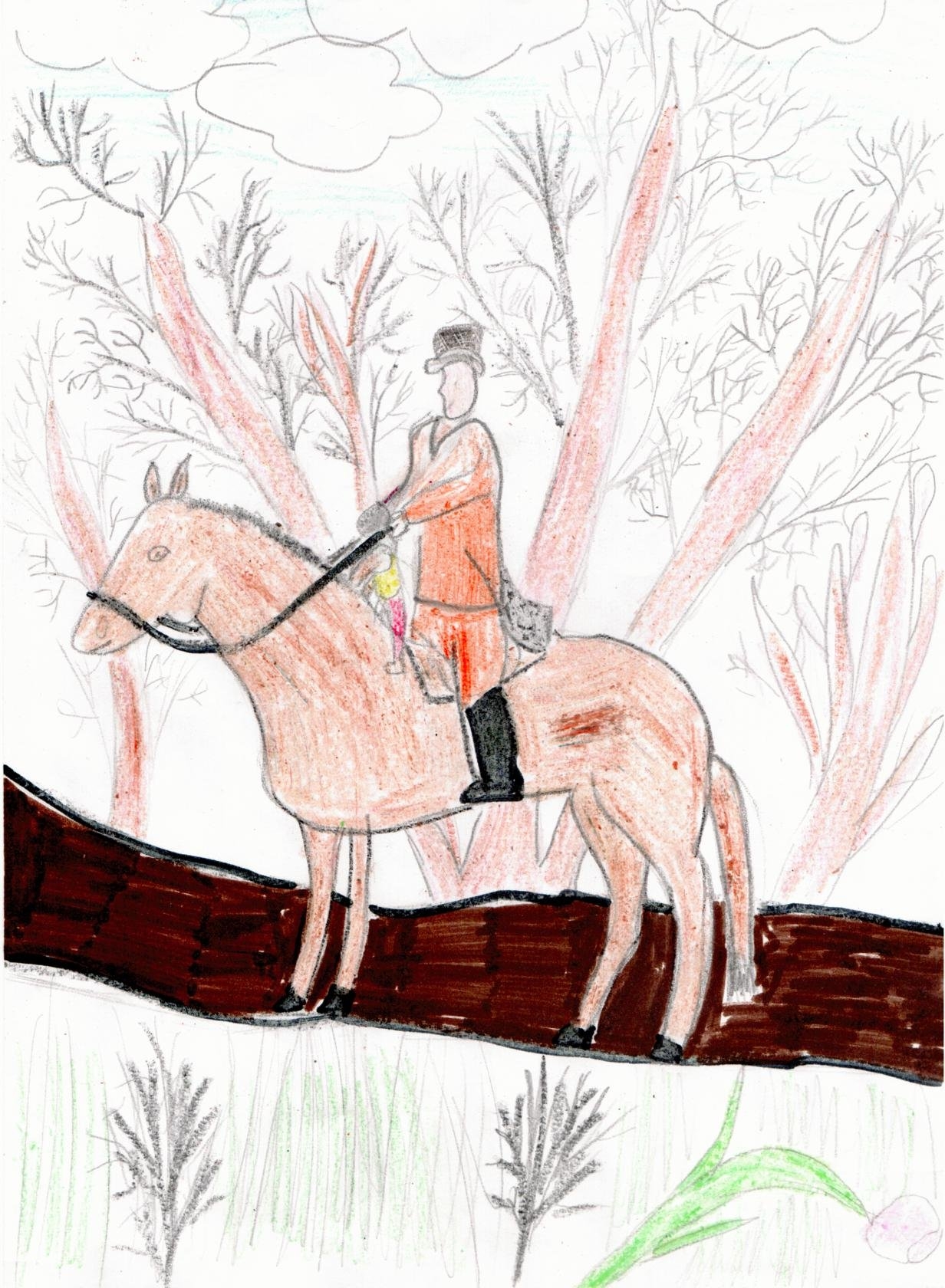 Иллюстрация лесного царя в балладе Лесной царь