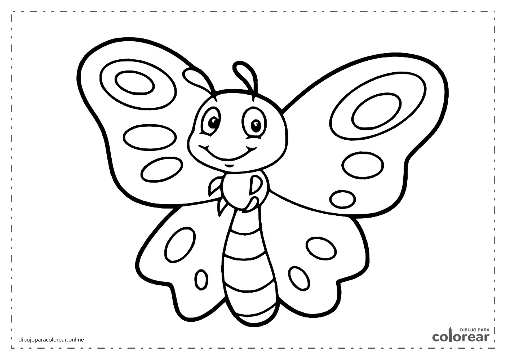 Раскраски для детей 4 лет бабочки