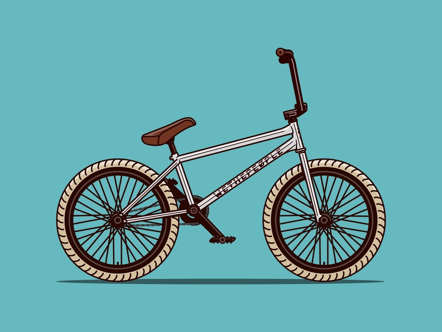 Велосипед легкий рисунок - 63 фото