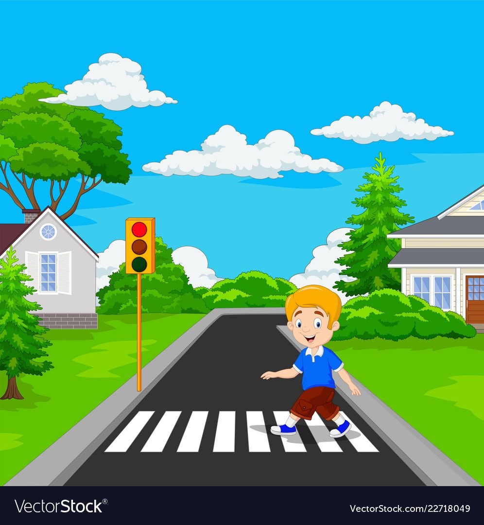 Пешеходная дорожка дороге для детей