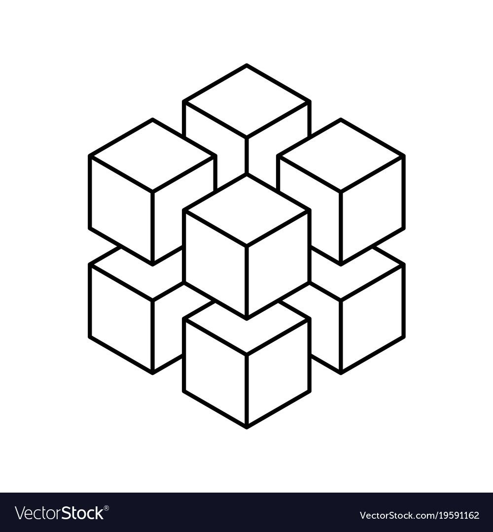 Куб из 8 кубиков