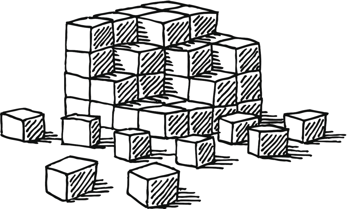 Гора кубиков