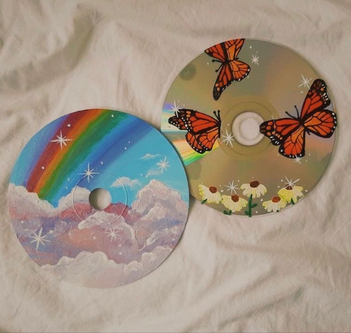 Идеи для раскраски дисков