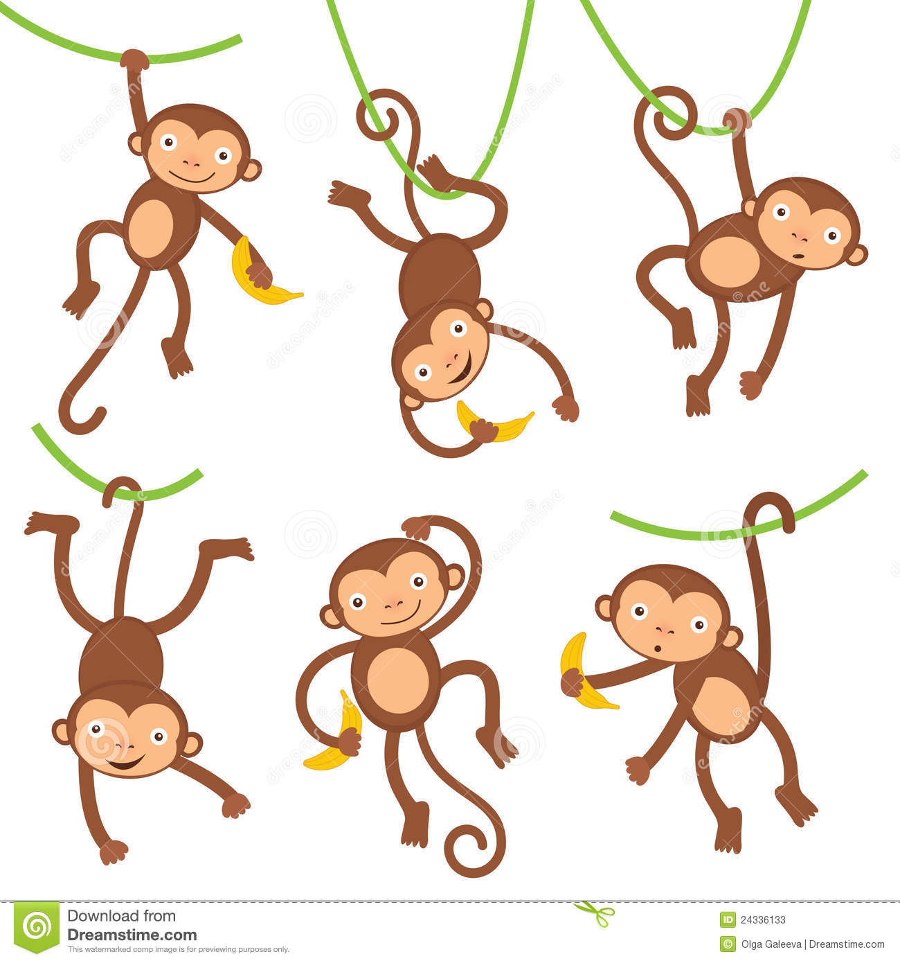 Рисование обезьяны в средней