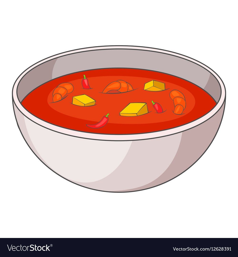Тарелка супа мультяшная