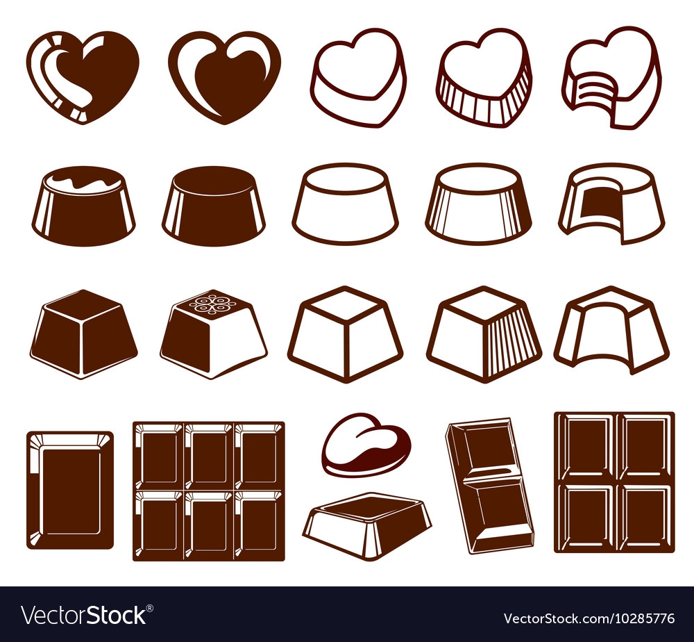 Шоколадные конфеты иконка