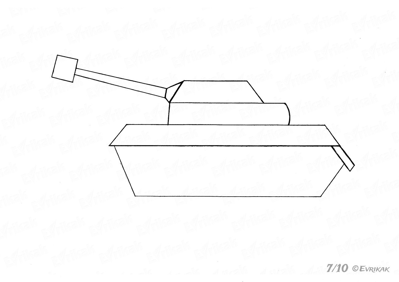 Рисунок легкого танка