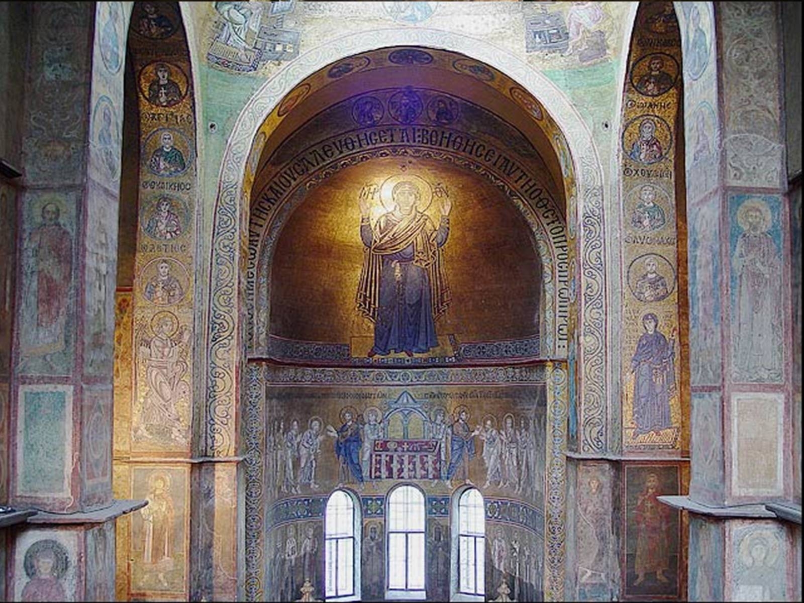 фрески софийского собора