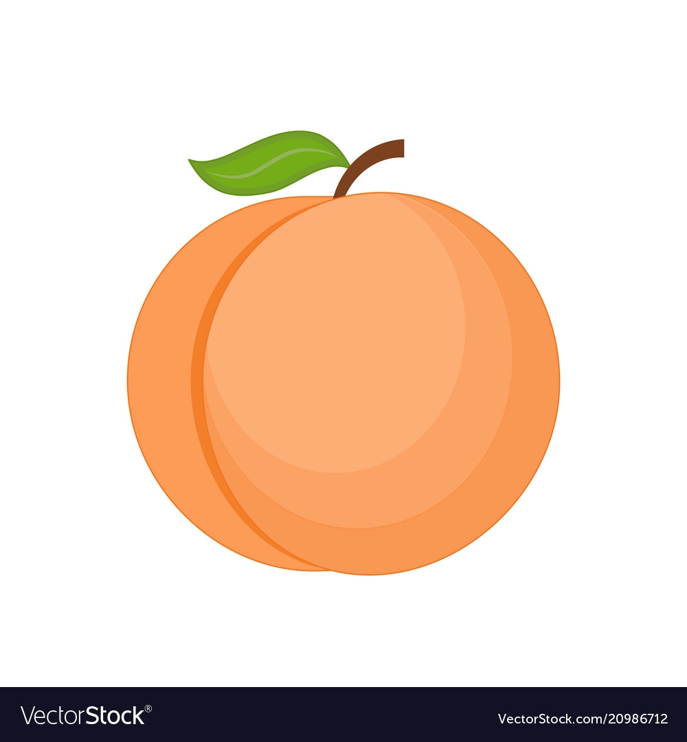 Персик мультяшная