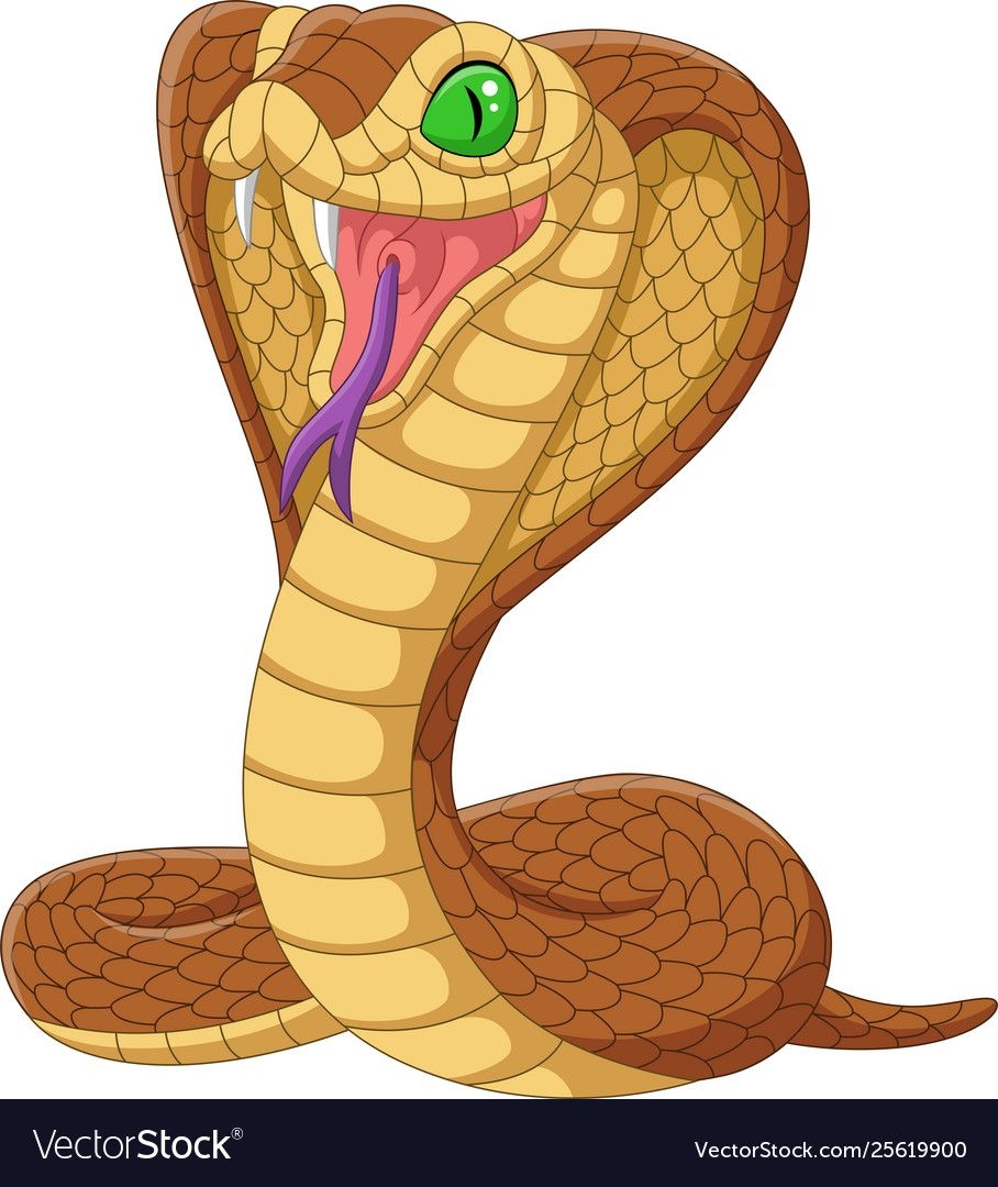 Кобра змея мультфильм