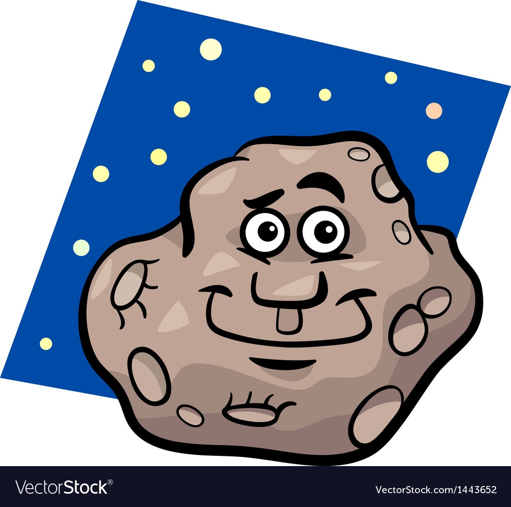 Астероид мультяшный