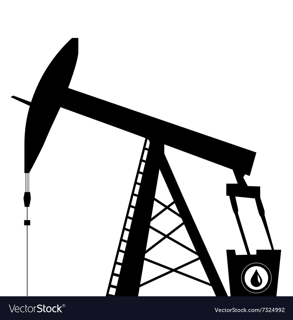 Нефтяная качалка рисунок