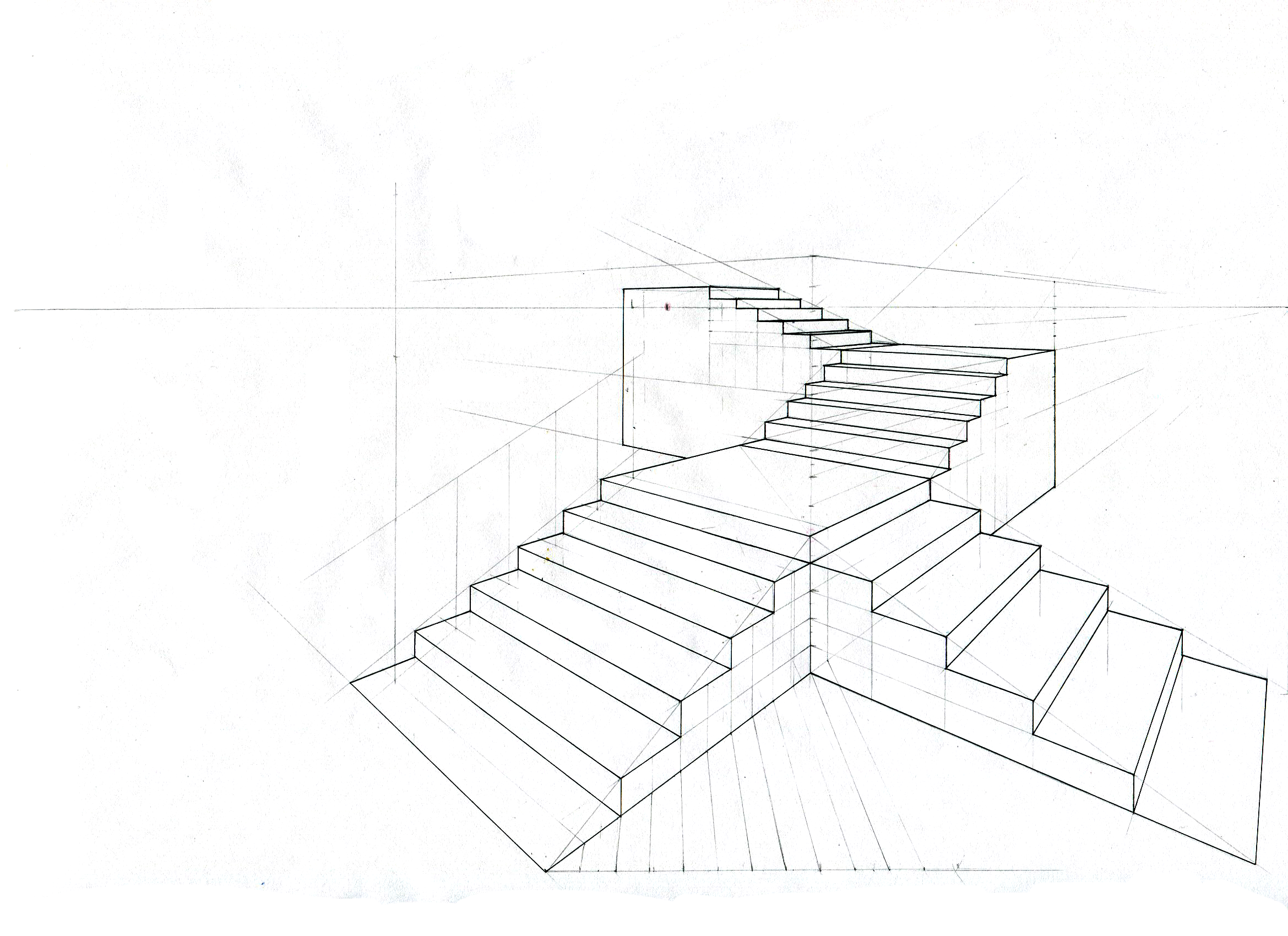 Лестница набросок. Лестница ракурс снизу. Лестница в перспективе. Эскиз лестницы. Ступеньки в перспективе.