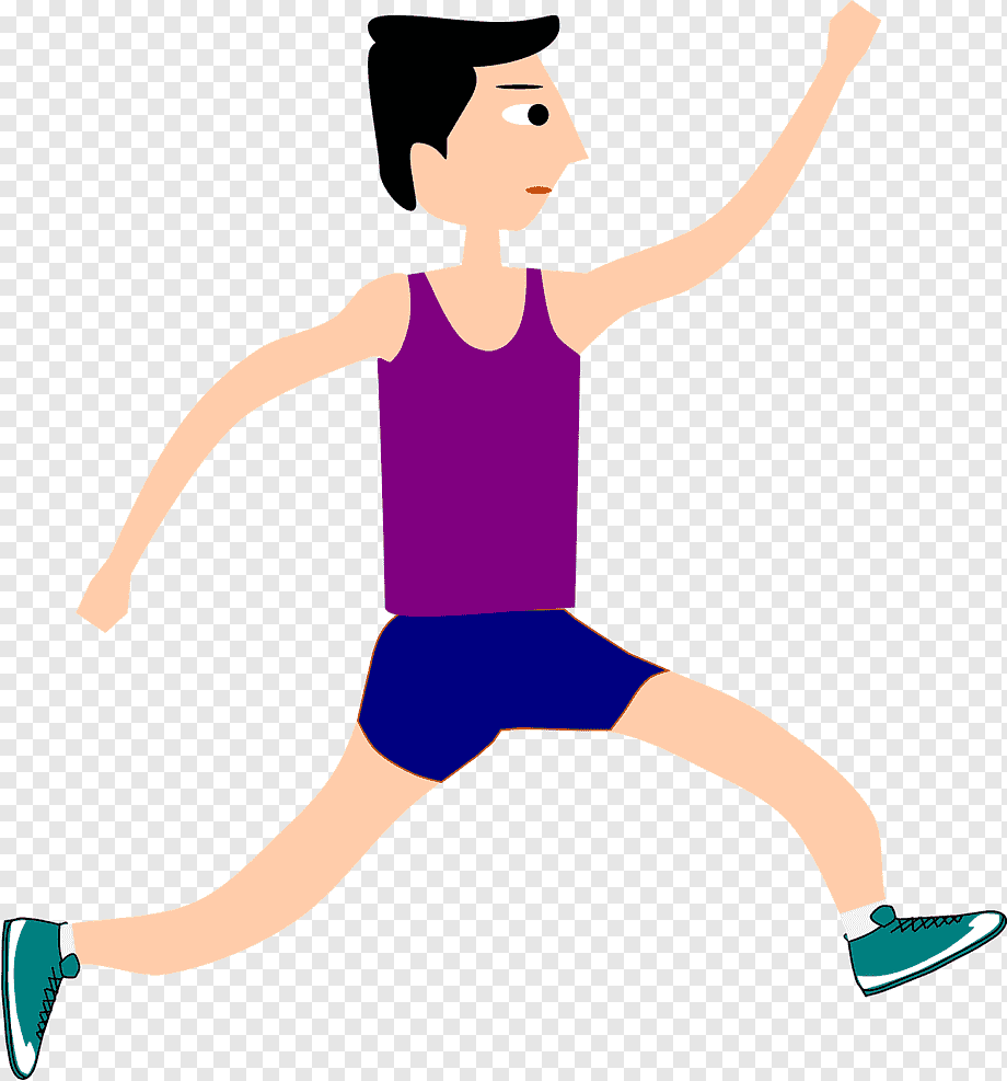 Картинка бегущего человека для детей