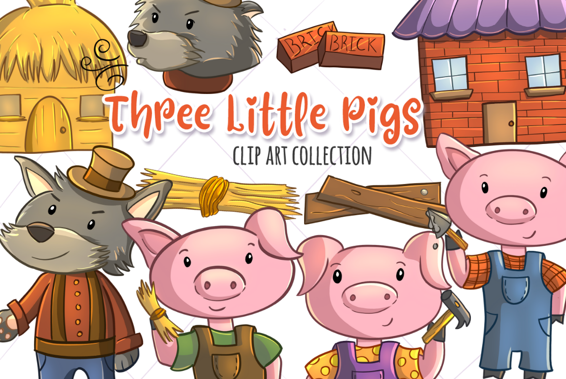 3 маленьких поросенка. The three little Pigs. Три поросенка вектор. Три поросенка арт. Three little Pigs story.