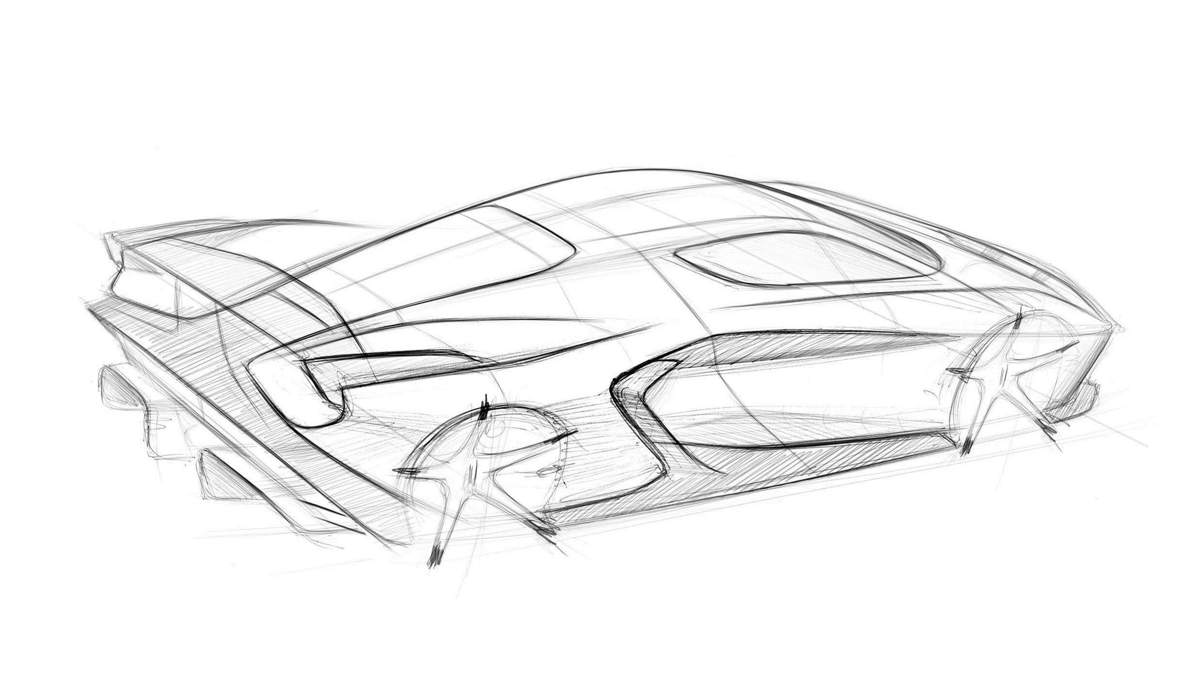 Конструктивный рисунок автомобиля