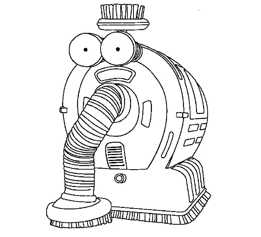 Как нарисовать робот пылесос карандашом