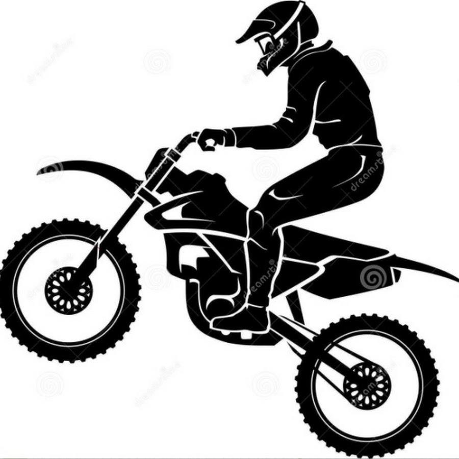 Enduro мотоцикл вектор