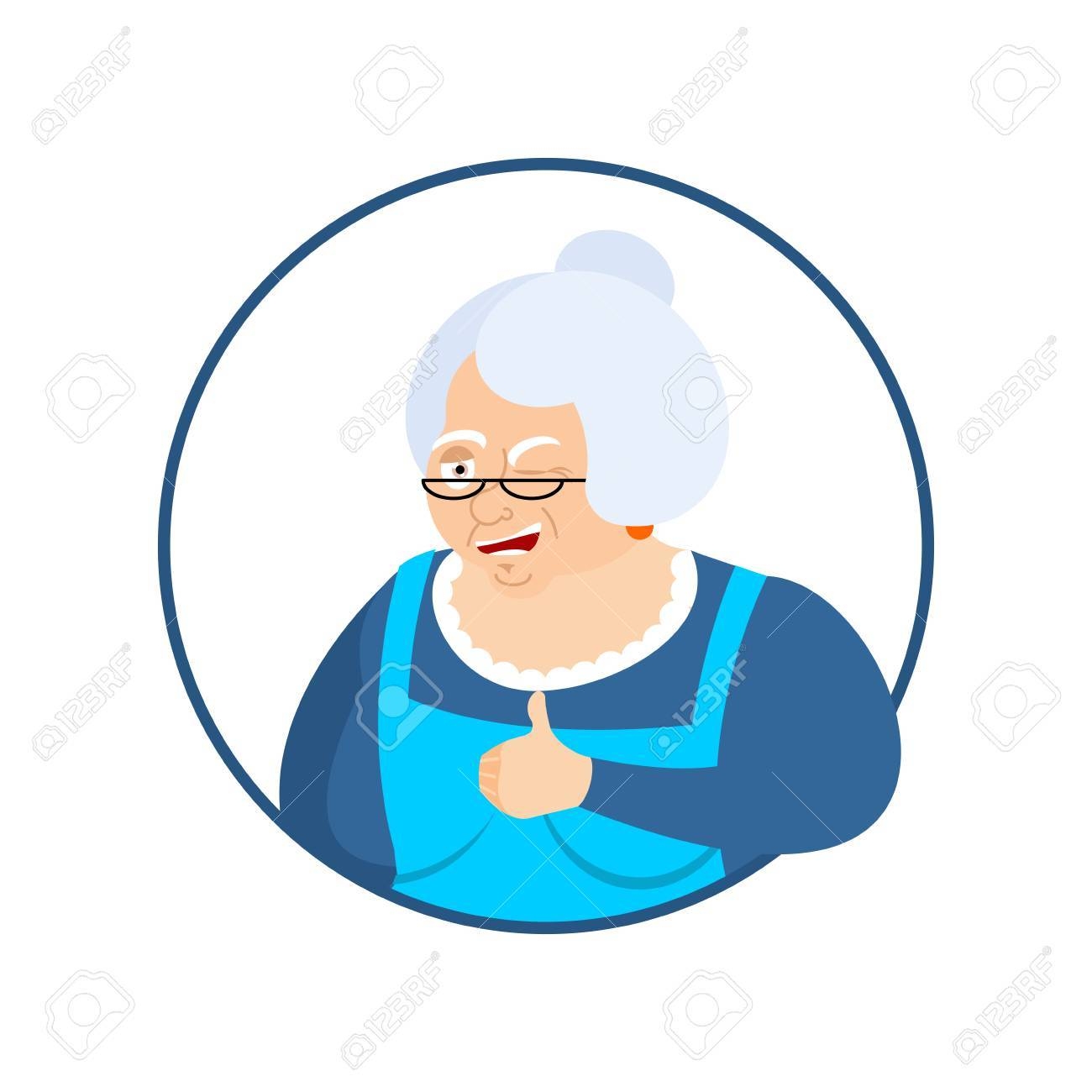 Смайлик бабушка