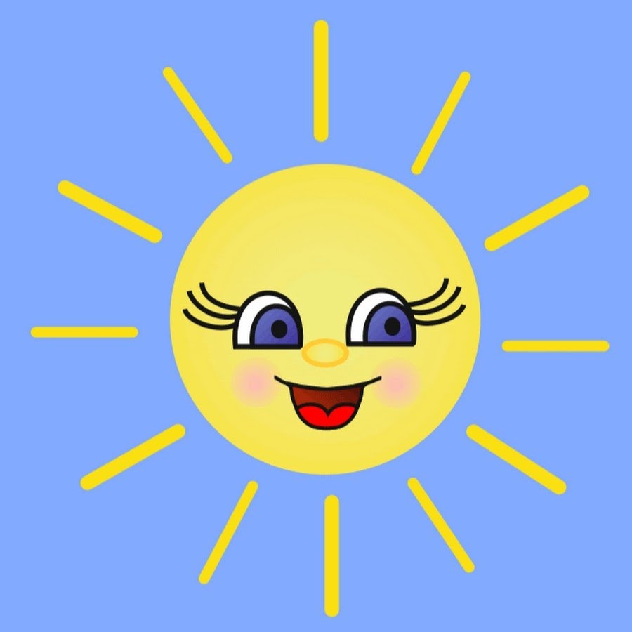 Картинки для раскрашивания солнце для детей (68 фото)
