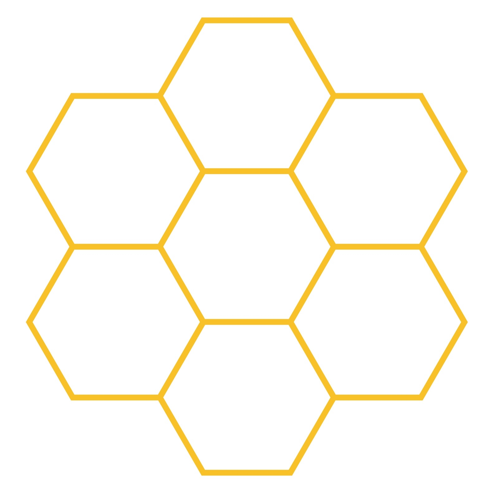Форма пчелиной соты