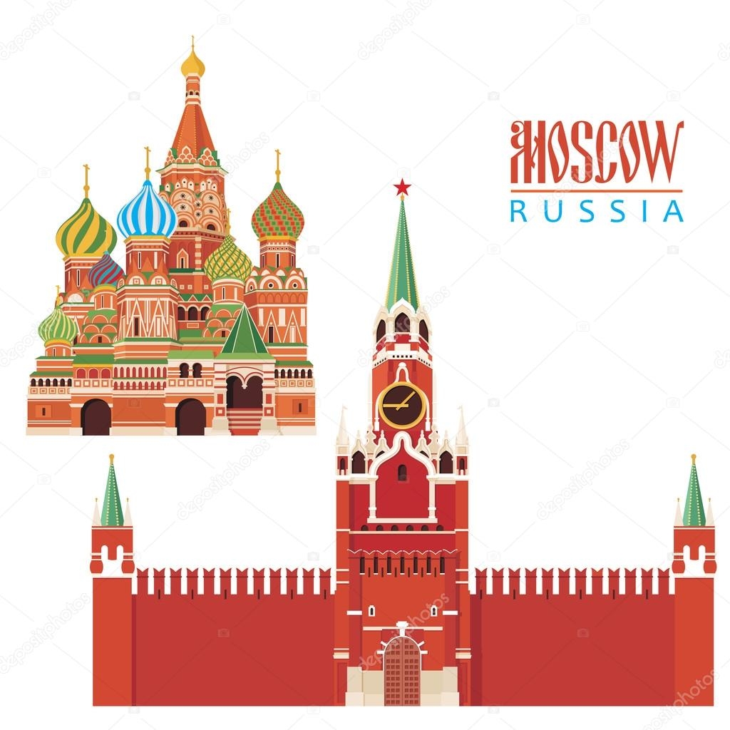 Кремль векторное изображение