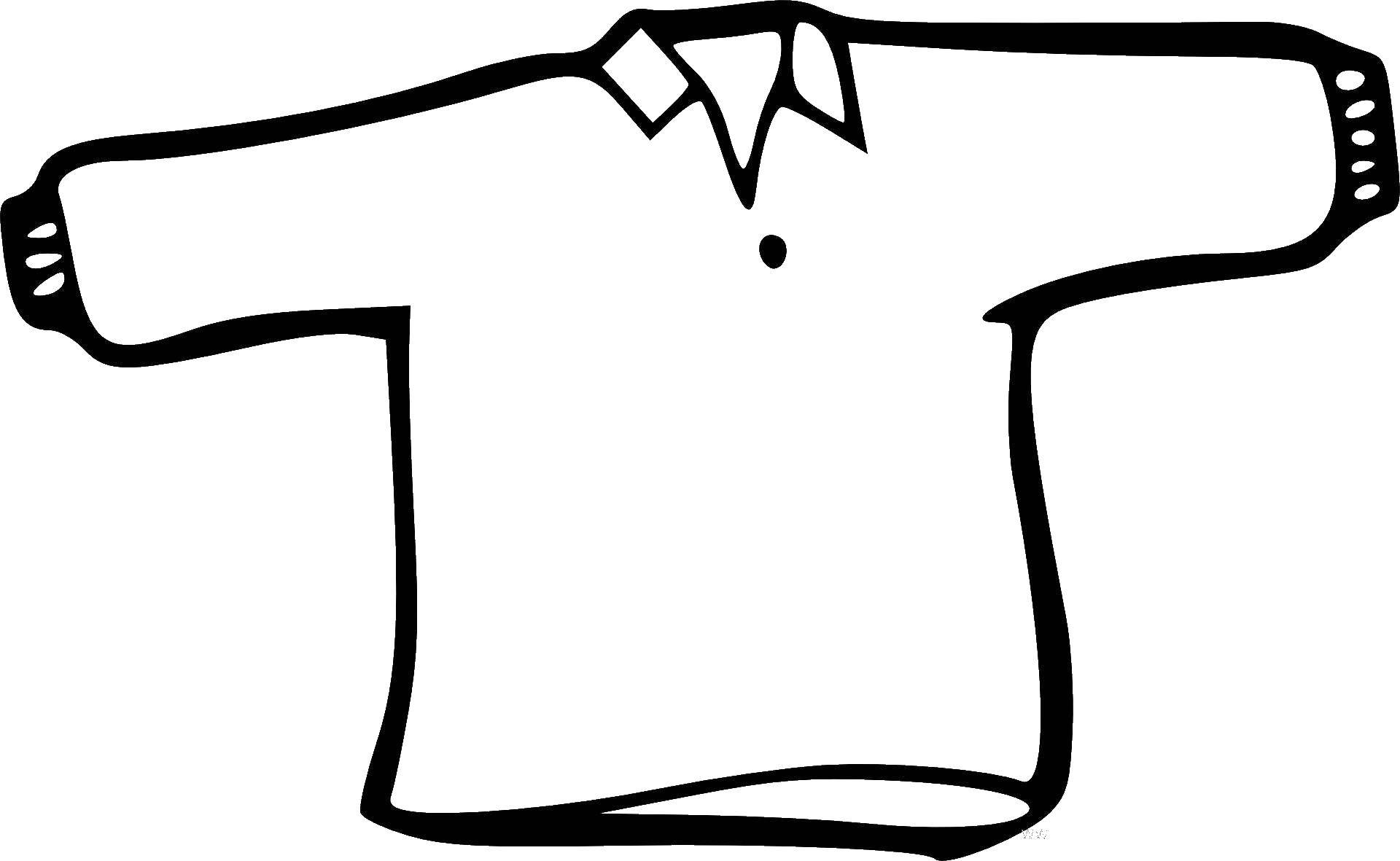 Рубашка рисунок для детей
