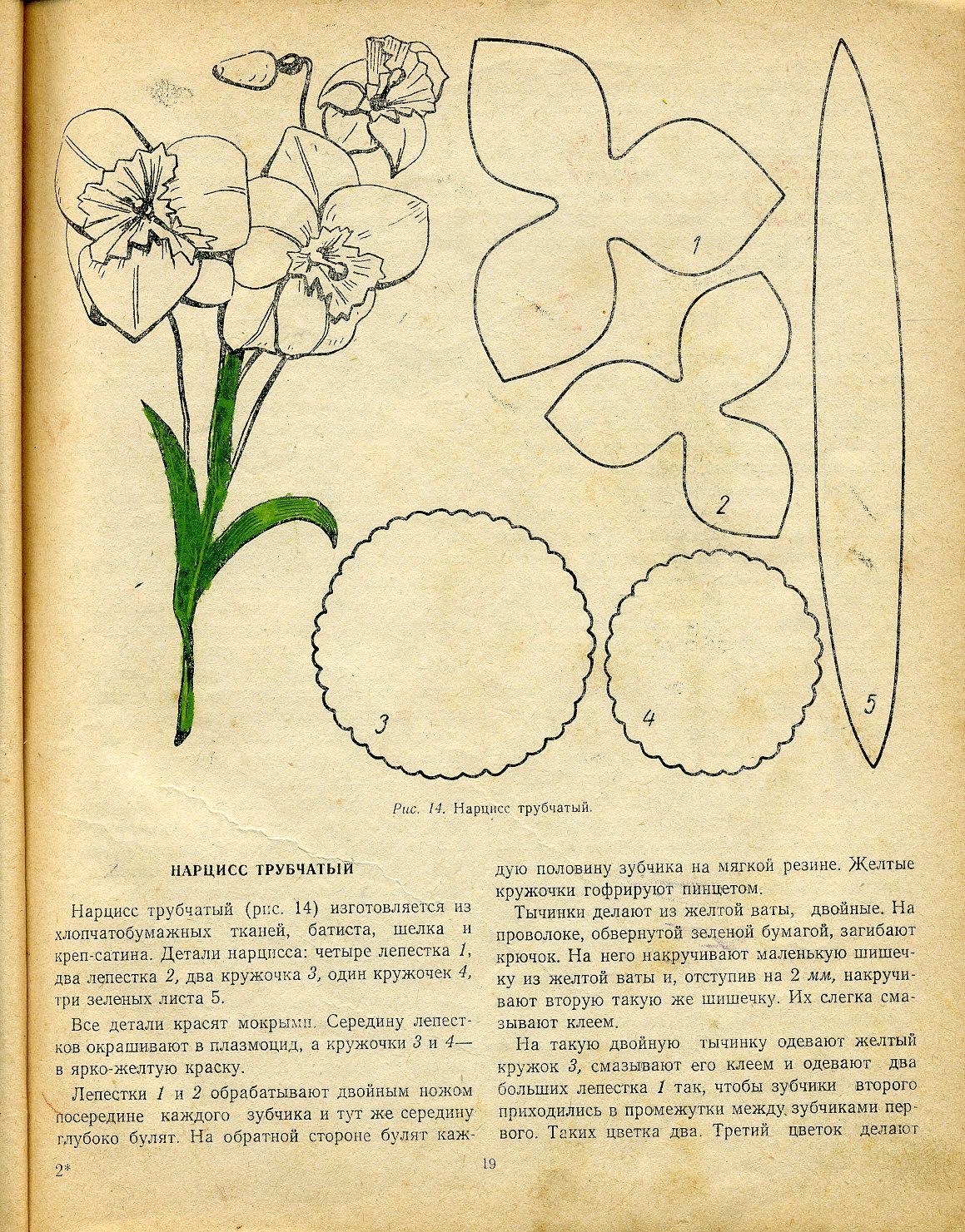 Схемы Цветов Из Бумаги