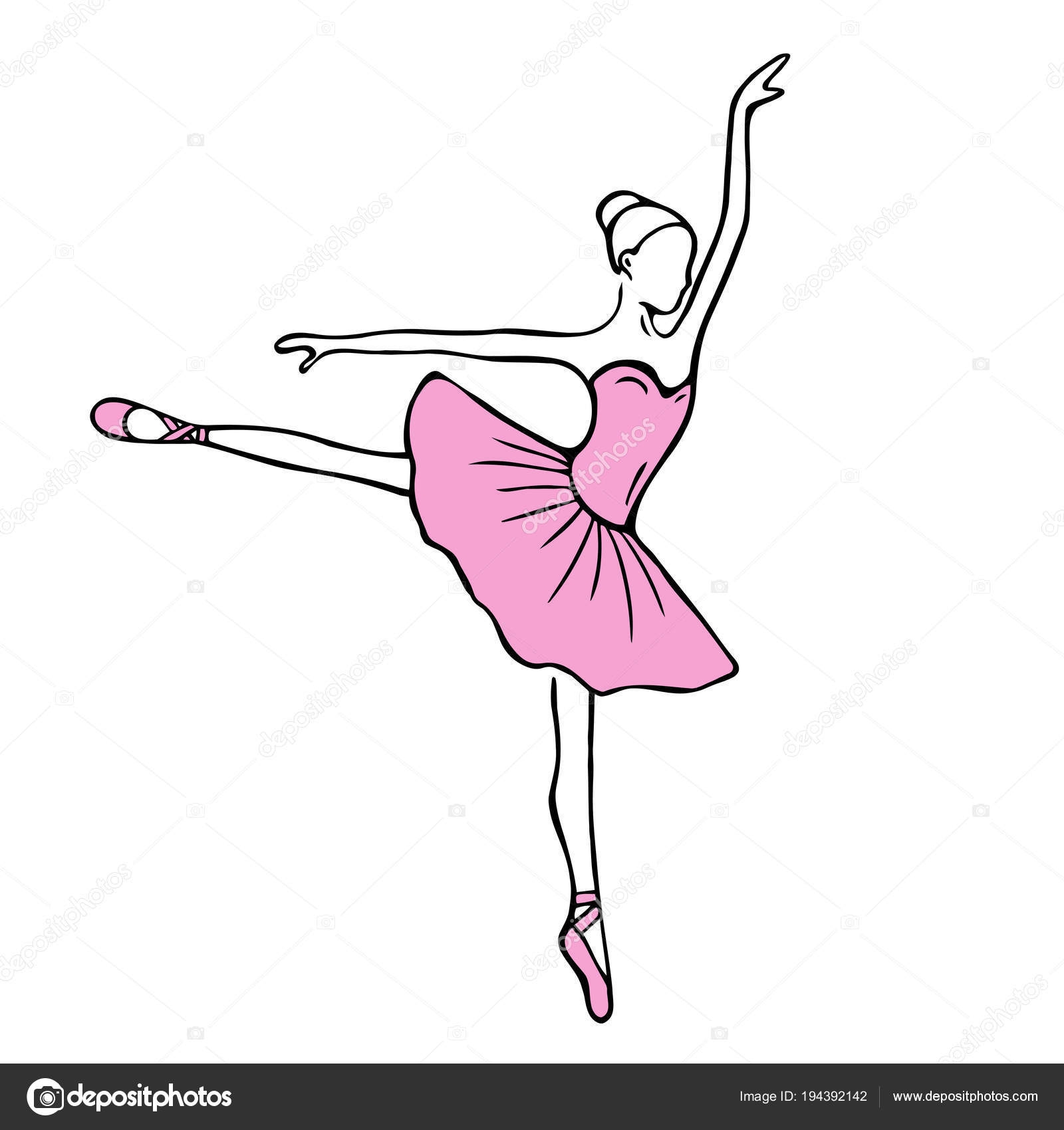 Как нарисовать балерину легко для детей