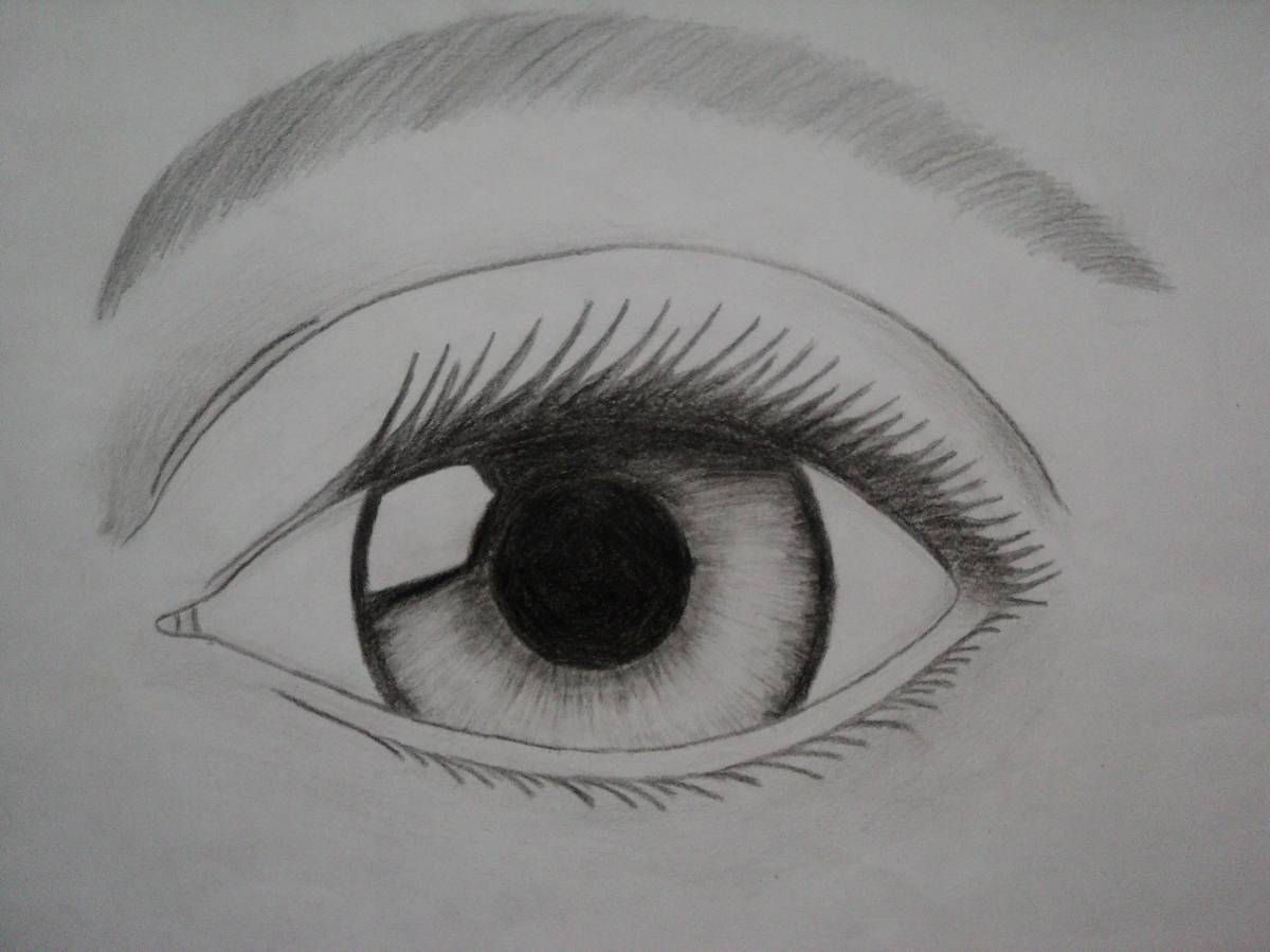 Один глаз карандашом