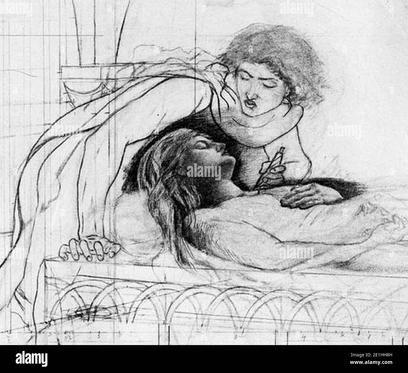 Ромео и Джульетта рисунок карандашом