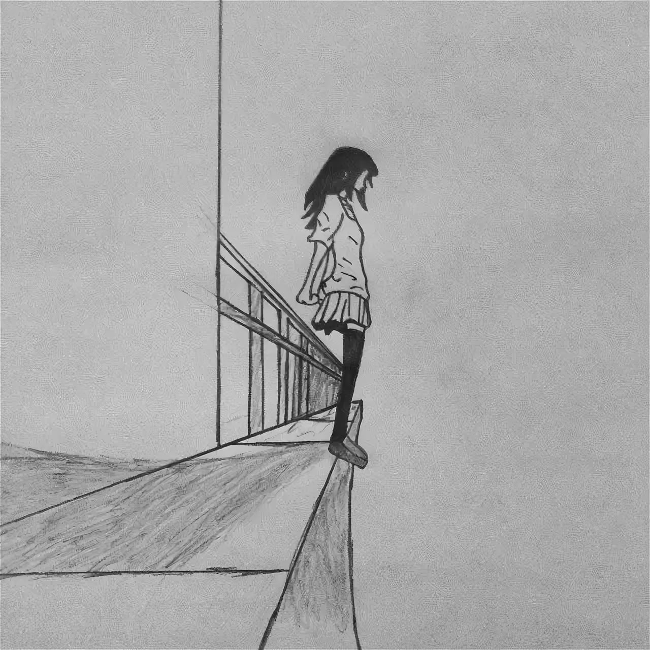 Рисунки карандашом одиночество