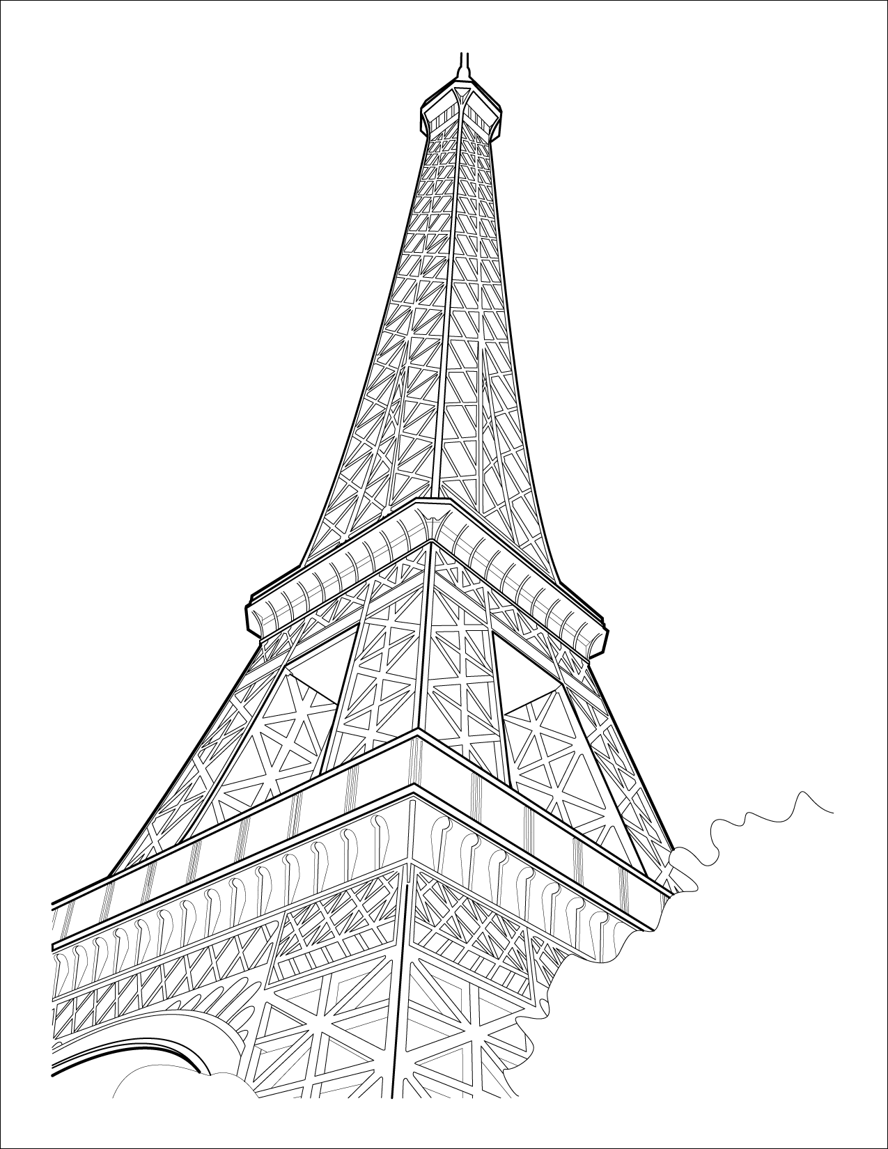 Башня карандашом